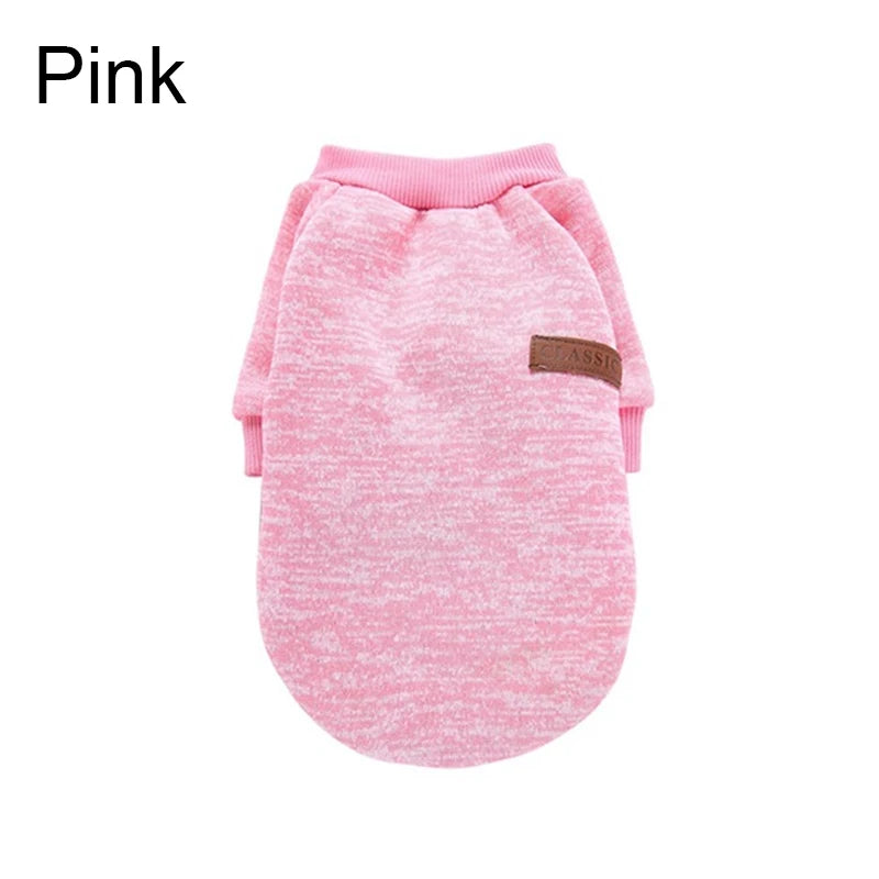 Winter Dog Coat – Warm Sweatshirt for Small Dogs